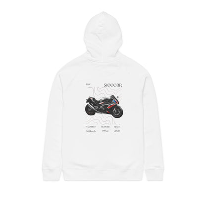 Motorcycle Graphic Hoodie — 'S1000rr' Sportbike Design